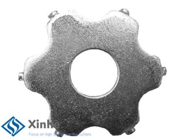 China Scarifier Drum Parts 6 Point Scarifier Tungsten Carbide Cutter On Multiplane Floor Scarifying for sale