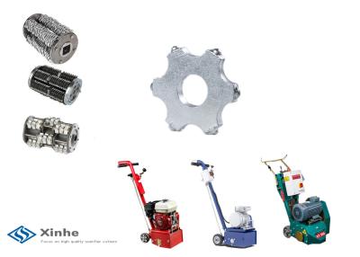 China Hexagonal Star Scarifier Cutters Wear Parts Accessories For Edco Floor Planers for sale