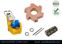 China Conjunto do cilindro do Scarifier da preparação de superfície original de 5 cortadores de trituração do carboneto da pinta à venda