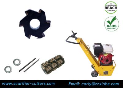 China Deck Scaling Derusting Scarifiers Von Arx FR200 Drum With TCT Tungsten Carbide Cutters for sale
