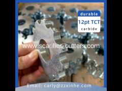12PT TCT Carbide Cutter 12 Point Milling Teeth On Multi Plane Milling Scarifiers