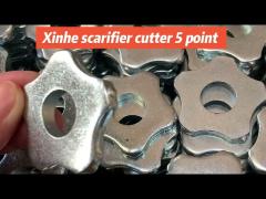 5PT TCT Carbide Blade Cutter Flails For Concrete Scarifier Milling Machines Drum Setup