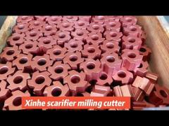 5PT Scarifier Milling Carbide Cutters 6 Edge Carbide Tipped Millers For Von Arx Fr200