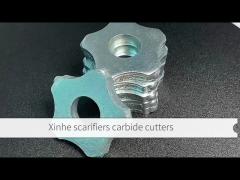 5 point scarifier carbide tct cutters 5pt tungsten flails on concrete floor milling scarifying