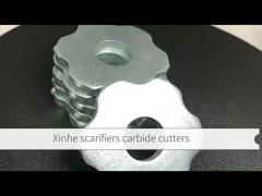 6pt tct carbide cutters Scarifier cutters on concrete planing scarifier and milling machines