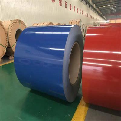 Chine PPGI fournisseur de bobines d'acier galvanisé prépeint Rouge Bleu Blanc RAL Couleur à vendre