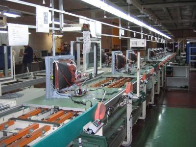 China Cadeia de fabricação automática completa transporte da tevê, equipamento de produção da televisão à venda