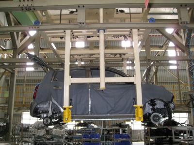China Vehicle Automobile Automotive Assembly Line , Sedan / Car Manufacturing Equipment for sale