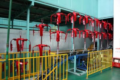 China Planta de fabricación de encargo de la motocicleta sistema automático de la pintura del equipo en venta