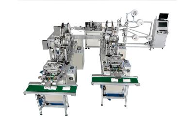 China Fully Automatic Medical Planar & N95 Mask Production Line / Protective Masks Production Line for sale