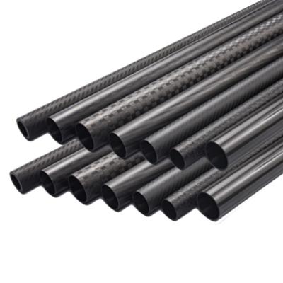 China Black CFK Rohr Pullwinded Carbon Tubes With N Content 0.05% CBKR20220201 for sale