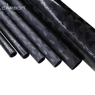 China 98% C Content Carbon Fiber Filament Wound Products for Furniture Wheels Rims and More for sale