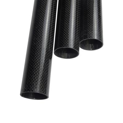 China Customized Size Carbon Fiber Straight Tube for Outrigger Canoe Paddle Handle Strength for sale