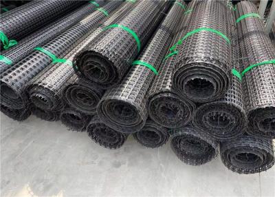 China Earthwork Products Fibreglass Geogrids Bitumen Coating For Reinforcement for sale