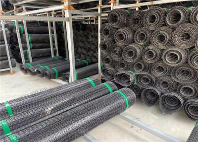 China Pp Welded Workshop Biaxial Plastic Geogrid 20kn 30kn for sale