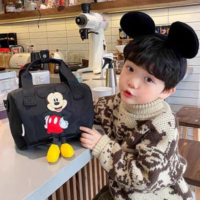 China Fashoion/2021 New Cute Portable Mickey Bowling Single Shoulder Bag Child Bag Cartoon Pattern Girls Fashion Casual Messenger Bag for sale