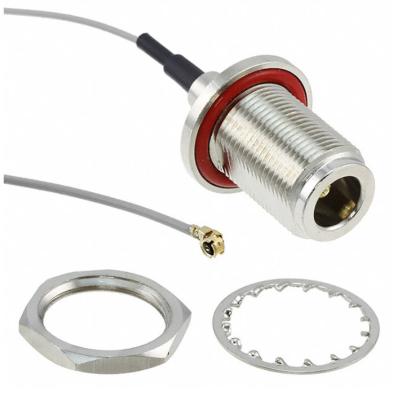 China N Female Bulkhead With O-ring Connector to UFL 20cm Length 1.13mm Coaxial Cable Assembly for sale