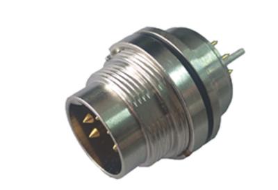 China Female and male Nickel Plated waterproof M16 Multi Pin AISG Connector for sale