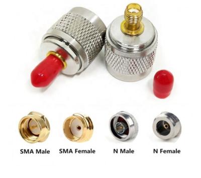 China N Male To SMA Radio Frequency Connector Female Adapter 50 Ohm Impedance for sale