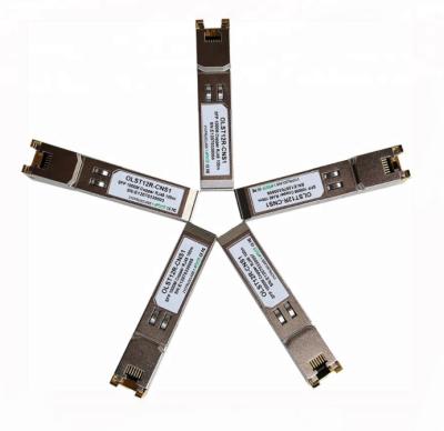 China CISCO 100% Compatible Sfp Optical Transceiver ,1000M Copper RJ45 Fiber Optic Sfp Module for sale