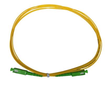 China SC APC al cordón de remiendo unimodal del cable de fribra óptica del SC APC 3M los 5m 10m en venta