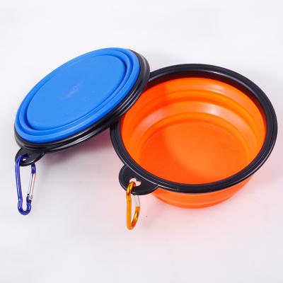 China Portable Collapsible Silicone Pet Bowl Environmentally Friendly For Dog for sale