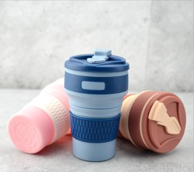 China Portable Stretchable Silicone Baby Cups Folding High Temperature Resistant for sale