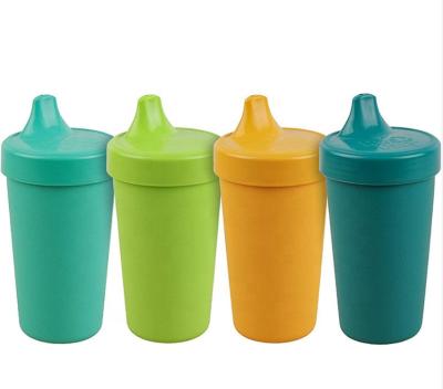 China Durable 175ml Silicone Baby Cups With Straw Environmentally safe for sale