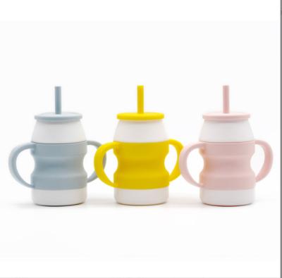 China BPA Free Silicone Baby Cups for sale