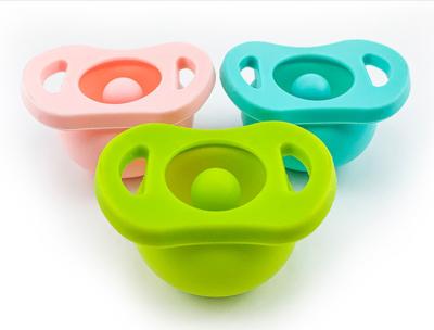 China FDA Nipple Baby Silicone Pacifier Duck Shaped Dishwasher Safe Hygienic for sale