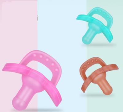 China CIQ FDA Silicone Baby Pacifier Toys 50g 0-3 Years Old Suitable for sale