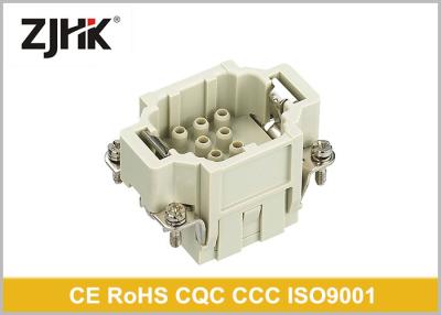 Chine Le cuir embouti insèrent le câble HEE Heavy Duty Rectangular Connector 10 Pin With High Density à vendre