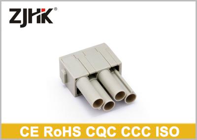 China HMK-004 Han CC Protected Heavy Duty 4 Pin Connector , 09140043041 Industrial Rectangular Connectors for sale