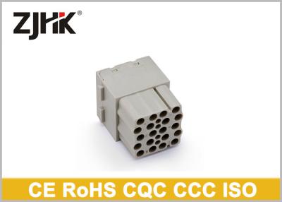 China Han EEE Heavy Duty Electrical Connector High Contact Density 20 Pin 09140203001 for sale