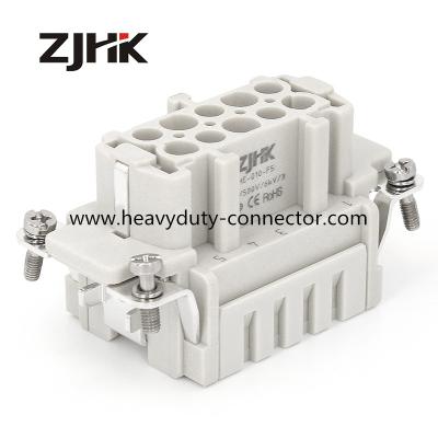 China 16A 10P FS Heavy Duty Connector Cage Clamp Termination Replace Weidmuller HDC for sale