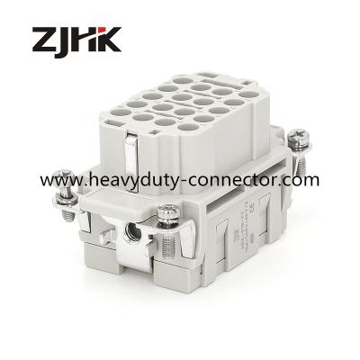 China 500V 18 Pos female rectangular connector crimp connector heavy duty connector for sale