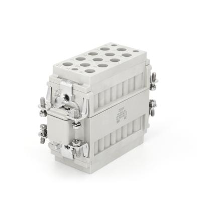 China 40Amp 12 Pin Industrial Rectangular Connector Heavy Duty Electrical Connectors for sale