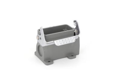 China Die Cast Aluminium Surface Mount Housing IP65 Replace Han A Inserts for sale