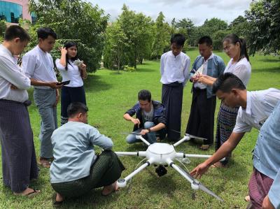 China Unmaned Aerial Vehicles 5KG payload Hexacopter for special delivery and inspection tasks for sale