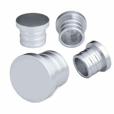 China Customization Aluminum End Caps Anodic Oxidation Shaft End for sale