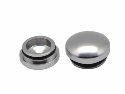 China Air Sealing Cover Aluminum End Caps Fully Assembled Round Tube End Caps for sale