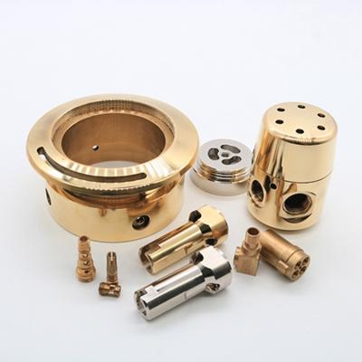 China Componentes feitos à máquina aeroespaciais fazendo à máquina das partes 0.01mm da precisão de bronze do CNC à venda