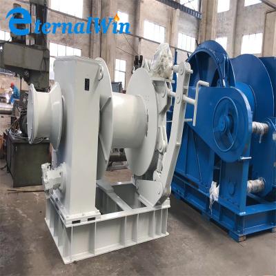 China 500Kn Marine Boat High Speed Hydraulic Winches With Double Drums for sale
