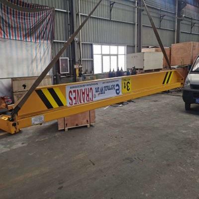 China Low Headroom Electric Overhead Travelling Crane 3 Ton Grab Overhead Crane for sale