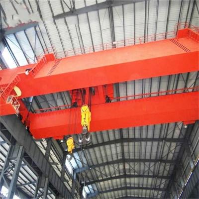 China Wireless Remote Control Electric Overhead Travelling Crane Double Girder 20 Ton 50 Ton for sale