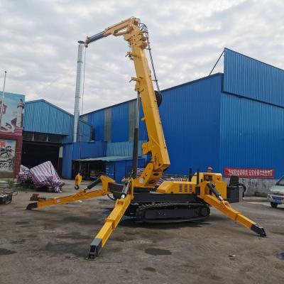 Chine 5 Ton 16.8m Spider Aerial Lift Narrow Space Heavy Lifting Crane Spider With Basket à vendre