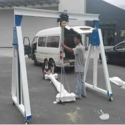 China 5t Aluminum Gantry Crane Single Girder Workshop Portal Gantry Crane With Electric Hoist for sale