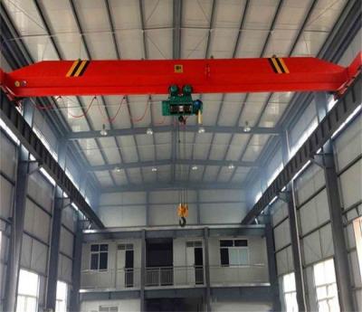 China Remote Control Single Girder Overhead Crane Machine QD Type 2ton 5ton 10ton Capacity for sale