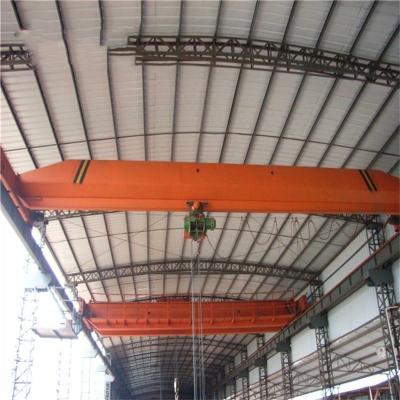 China Heavy Duty Workstation Bridge Crane Single Girder Travelling Overhead Crane 5T 8T for sale