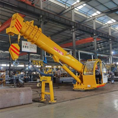 China All Rotation Slewing Ship Deck Cranes Telescopic Boom Offshore Marine Crane for sale